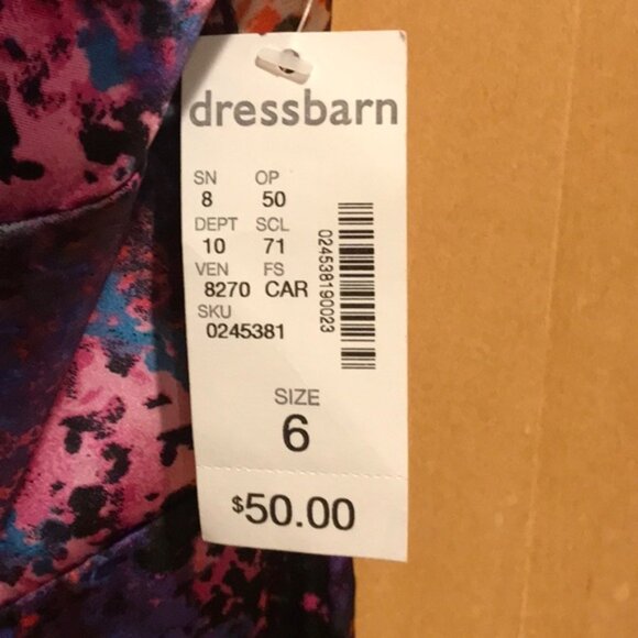 New Roz & Ali Multicolor Sleeveless Dress - Picture 5 of 7